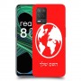 עולם כיסוי מגן קשיח בעיצוב אישי עם השם שלך ל Realme 8 5G יחידה אחת סקרין מובייל