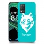 זאב כיסוי מגן קשיח בעיצוב אישי עם השם שלך ל Realme 8 5G יחידה אחת סקרין מובייל
