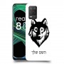 זאב כיסוי מגן קשיח בעיצוב אישי עם השם שלך ל Realme 8 5G יחידה אחת סקרין מובייל