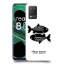 דגים כיסוי מגן קשיח בעיצוב אישי עם השם שלך ל Realme 8 5G יחידה אחת סקרין מובייל