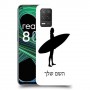 גלישה כיסוי מגן קשיח בעיצוב אישי עם השם שלך ל Realme 8 5G יחידה אחת סקרין מובייל