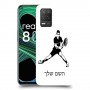 שחקן טניס כיסוי מגן קשיח בעיצוב אישי עם השם שלך ל Realme 8 5G יחידה אחת סקרין מובייל