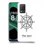 הגה - קפטן - ים כיסוי מגן קשיח בעיצוב אישי עם השם שלך ל Realme 8 5G יחידה אחת סקרין מובייל