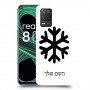 שלג כיסוי מגן קשיח בעיצוב אישי עם השם שלך ל Realme 8 5G יחידה אחת סקרין מובייל