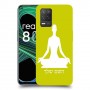 יוגה כיסוי מגן קשיח בעיצוב אישי עם השם שלך ל Realme 8 5G יחידה אחת סקרין מובייל