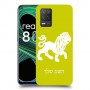 אריה כיסוי מגן קשיח בעיצוב אישי עם השם שלך ל Realme 8 5G יחידה אחת סקרין מובייל