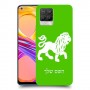 אריה כיסוי מגן קשיח בעיצוב אישי עם השם שלך ל Realme 8 Pro יחידה אחת סקרין מובייל