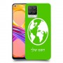 עולם כיסוי מגן קשיח בעיצוב אישי עם השם שלך ל Realme 8 Pro יחידה אחת סקרין מובייל