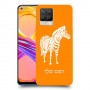 זברה כיסוי מגן קשיח בעיצוב אישי עם השם שלך ל Realme 8 Pro יחידה אחת סקרין מובייל