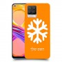 שלג כיסוי מגן קשיח בעיצוב אישי עם השם שלך ל Realme 8 Pro יחידה אחת סקרין מובייל