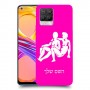 תאומים כיסוי מגן קשיח בעיצוב אישי עם השם שלך ל Realme 8 Pro יחידה אחת סקרין מובייל