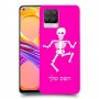 שלד כיסוי מגן קשיח בעיצוב אישי עם השם שלך ל Realme 8 Pro יחידה אחת סקרין מובייל
