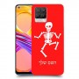 שלד כיסוי מגן קשיח בעיצוב אישי עם השם שלך ל Realme 8 Pro יחידה אחת סקרין מובייל