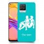 תאומים כיסוי מגן קשיח בעיצוב אישי עם השם שלך ל Realme 8 Pro יחידה אחת סקרין מובייל