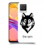 זאב כיסוי מגן קשיח בעיצוב אישי עם השם שלך ל Realme 8 Pro יחידה אחת סקרין מובייל