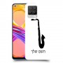 סקספון כיסוי מגן קשיח בעיצוב אישי עם השם שלך ל Realme 8 Pro יחידה אחת סקרין מובייל