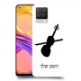 כינור כיסוי מגן קשיח בעיצוב אישי עם השם שלך ל Realme 8 Pro יחידה אחת סקרין מובייל