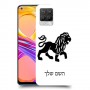 אריה כיסוי מגן קשיח בעיצוב אישי עם השם שלך ל Realme 8 Pro יחידה אחת סקרין מובייל