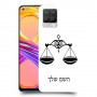 מאזניים כיסוי מגן קשיח בעיצוב אישי עם השם שלך ל Realme 8 Pro יחידה אחת סקרין מובייל