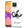 עקרב כיסוי מגן קשיח בעיצוב אישי עם השם שלך ל Realme 8 Pro יחידה אחת סקרין מובייל