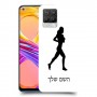 ג'וגלין - אישה כיסוי מגן קשיח בעיצוב אישי עם השם שלך ל Realme 8 Pro יחידה אחת סקרין מובייל