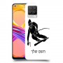 סקִי כיסוי מגן קשיח בעיצוב אישי עם השם שלך ל Realme 8 Pro יחידה אחת סקרין מובייל