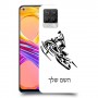 אופנוע שלג כיסוי מגן קשיח בעיצוב אישי עם השם שלך ל Realme 8 Pro יחידה אחת סקרין מובייל