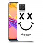 סמיילי כיסוי מגן קשיח בעיצוב אישי עם השם שלך ל Realme 8 Pro יחידה אחת סקרין מובייל