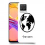 עולם כיסוי מגן קשיח בעיצוב אישי עם השם שלך ל Realme 8 Pro יחידה אחת סקרין מובייל
