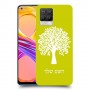 עץ כיסוי מגן קשיח בעיצוב אישי עם השם שלך ל Realme 8 Pro יחידה אחת סקרין מובייל