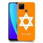 מגן דוד - ישראל כיסוי מגן קשיח בעיצוב אישי עם השם שלך ל Realme C15 יחידה אחת סקרין מובייל