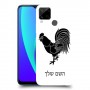 תרנגול כיסוי מגן קשיח בעיצוב אישי עם השם שלך ל Realme C15 יחידה אחת סקרין מובייל