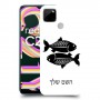 דגים כיסוי מגן קשיח בעיצוב אישי עם השם שלך ל Realme C21Y יחידה אחת סקרין מובייל