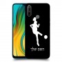 כדורגל - אישה כיסוי מגן קשיח בעיצוב אישי עם השם שלך ל Realme C3 יחידה אחת סקרין מובייל