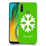שלג כיסוי מגן קשיח בעיצוב אישי עם השם שלך ל Realme C3 יחידה אחת סקרין מובייל