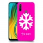שלג כיסוי מגן קשיח בעיצוב אישי עם השם שלך ל Realme C3 יחידה אחת סקרין מובייל