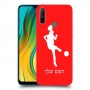 כדורגל - אישה כיסוי מגן קשיח בעיצוב אישי עם השם שלך ל Realme C3 יחידה אחת סקרין מובייל