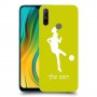 כדורגל - אישה כיסוי מגן קשיח בעיצוב אישי עם השם שלך ל Realme C3 יחידה אחת סקרין מובייל