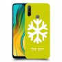 שלג כיסוי מגן קשיח בעיצוב אישי עם השם שלך ל Realme C3 יחידה אחת סקרין מובייל