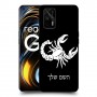 עקרב כיסוי מגן קשיח בעיצוב אישי עם השם שלך ל Realme GT 5G יחידה אחת סקרין מובייל