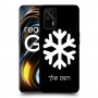 שלג כיסוי מגן קשיח בעיצוב אישי עם השם שלך ל Realme GT 5G יחידה אחת סקרין מובייל