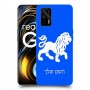 אריה כיסוי מגן קשיח בעיצוב אישי עם השם שלך ל Realme GT 5G יחידה אחת סקרין מובייל