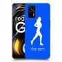ג'וגלין - אישה כיסוי מגן קשיח בעיצוב אישי עם השם שלך ל Realme GT 5G יחידה אחת סקרין מובייל