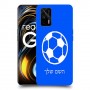 כדורגל - כדור כיסוי מגן קשיח בעיצוב אישי עם השם שלך ל Realme GT 5G יחידה אחת סקרין מובייל