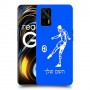 שחקן כדורגל כיסוי מגן קשיח בעיצוב אישי עם השם שלך ל Realme GT 5G יחידה אחת סקרין מובייל