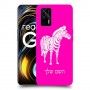 זברה כיסוי מגן קשיח בעיצוב אישי עם השם שלך ל Realme GT 5G יחידה אחת סקרין מובייל