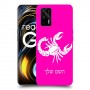 עקרב כיסוי מגן קשיח בעיצוב אישי עם השם שלך ל Realme GT 5G יחידה אחת סקרין מובייל