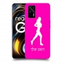 ג'וגלין - אישה כיסוי מגן קשיח בעיצוב אישי עם השם שלך ל Realme GT 5G יחידה אחת סקרין מובייל
