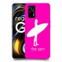 גלישה כיסוי מגן קשיח בעיצוב אישי עם השם שלך ל Realme GT 5G יחידה אחת סקרין מובייל