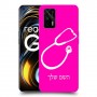 רופא סטטוסקופ כיסוי מגן קשיח בעיצוב אישי עם השם שלך ל Realme GT 5G יחידה אחת סקרין מובייל